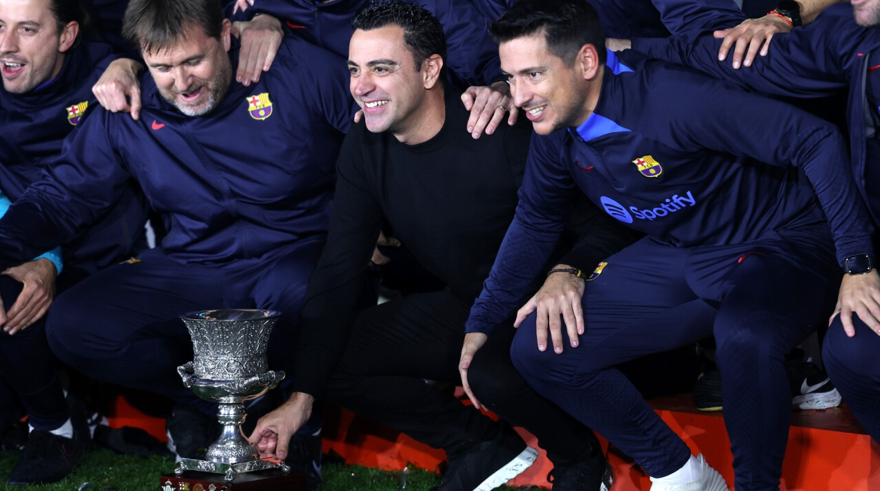 Хави завоевал первый трофей в качестве главного тренера "Барселоны"