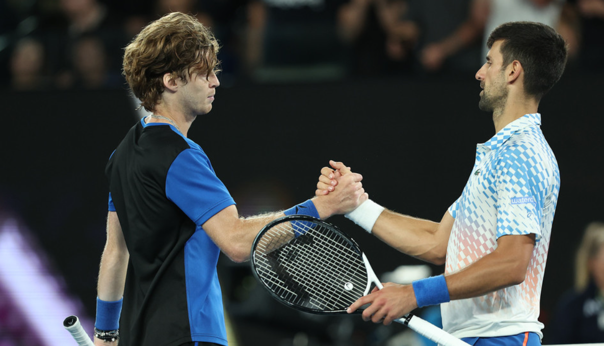 Australian Open: Рублев проиграл Джоковичу в четвертьфинале