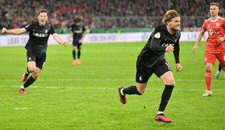 «Фрайбург» одержал сенсационную победу над «Баварией» в Кубке Германии